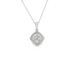 Diamond Cluster Halo Necklace