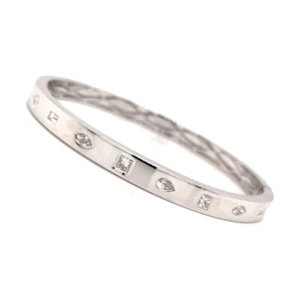 Multi Shape Diamond Bangle