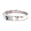 Diamond Evil Eye Bangle