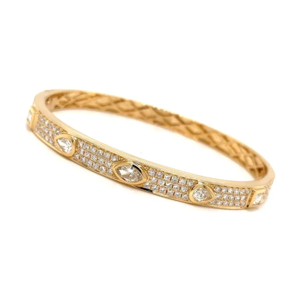 Diamond Pave Bangle Bracelet