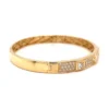 Diamond Station Bangle Bracelet