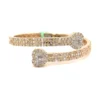 Heart Diamond Bypass Bangle