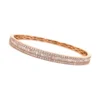 Baguette Diamond Bangle Bracelet