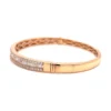 Baguette Diamond Bangle Bracelet