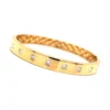 Princess Diamond Bangle Bracelet