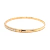 Diamond Station Bangle Bracelet