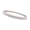 Baguette Diamond Bangle Bracelet