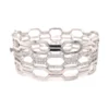 Honeycomb Diamond Bangle Bracelet
