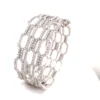 Honeycomb Diamond Bangle Bracelet
