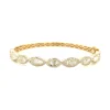 Baguette Diamond Bangle Bracelet