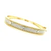 Pave Diamond Bangle Bracelet