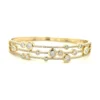 Bezel Diamond Bangle Bracelet