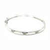 Diamond Station Bangle Bracelet