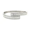 Bypass Diamond Bangle Bracelet