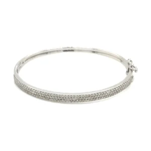 Pave Diamond Bangle Bracelet