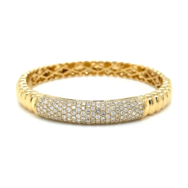 Pavé Diamond Bangle Bracelet