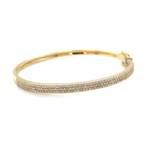Pave Diamond Bangle Bracelet