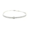 Flexible Diamond Bangle Bracelet