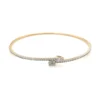 Flexible Diamond Bangle Bracelet