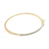 Flexible Diamond Bangle Bracelet