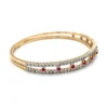 Diamond Ruby Flexible Bangle