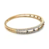 Diamond Sapphire Flexible Bangle