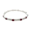 Ruby Diamond Flexible Bangle