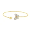 Butterfly Diamond Bangle Bracelet