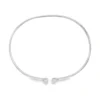 Diamond Bar Flexible Bangle