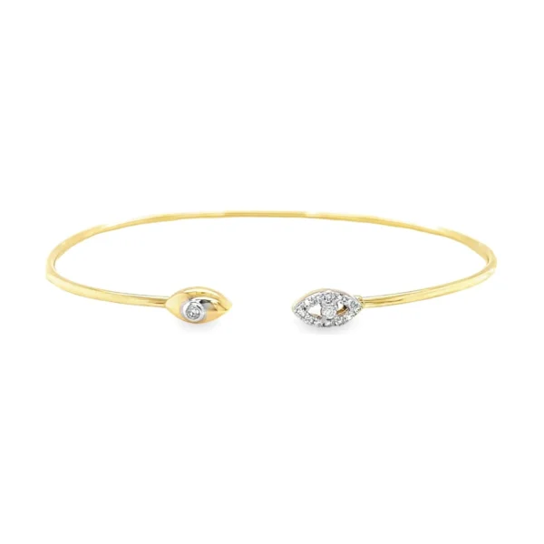 Diamond Evil Eye Bangle