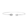 Diamond Evil Eye Bangle