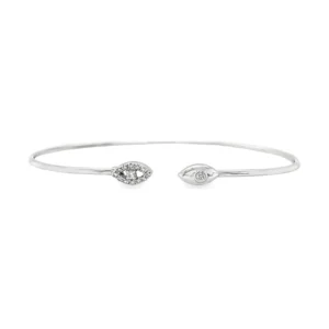 Diamond Evil Eye Bangle