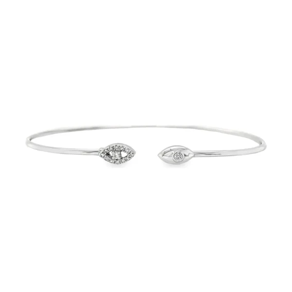Diamond Evil Eye Bangle