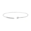 Flexible Diamond Open Bangle