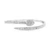 Diamond Bypass Bangle Bracelet