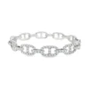 Diamond Link Bangle Bracelet