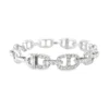 Diamond Link Bangle Bracelet