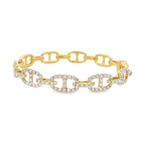 Diamond Mariner Link Bangle