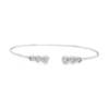 Diamond Flexible Bangle Bracelet