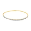 Flexible Diamond Bangle Bracelet