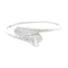 Diamond Bypass Bangle Bracelet