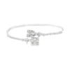 Baguette Diamond Bypass Bangle