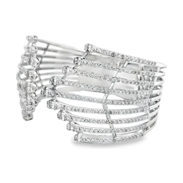 Diamond Multi Strand Bangle
