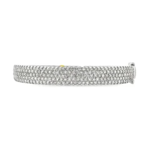 Pave Diamond Bangle Bracelet