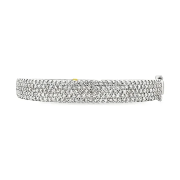 Pave Diamond Bangle Bracelet