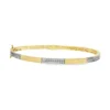 Diamond Station Bangle Bracelet