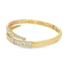 Baguette Diamond Bypass Bangle