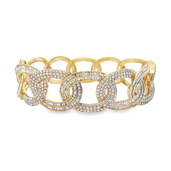 Diamond Link Fashion Bangle