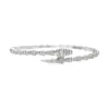 Diamond Bypass Bangle Bracelet