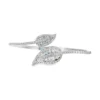 Diamond Leaf Bypass Bangle